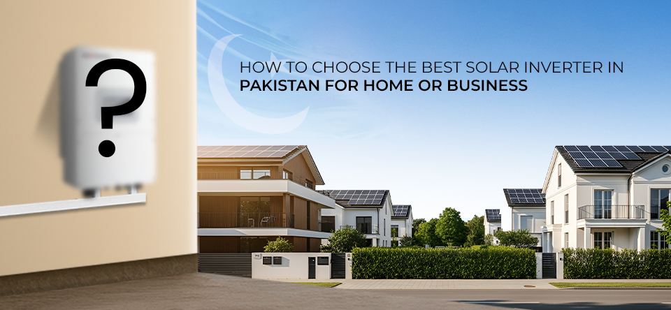 How to Choose the Best Solar Inverter in Pakistan for Your Home or Business