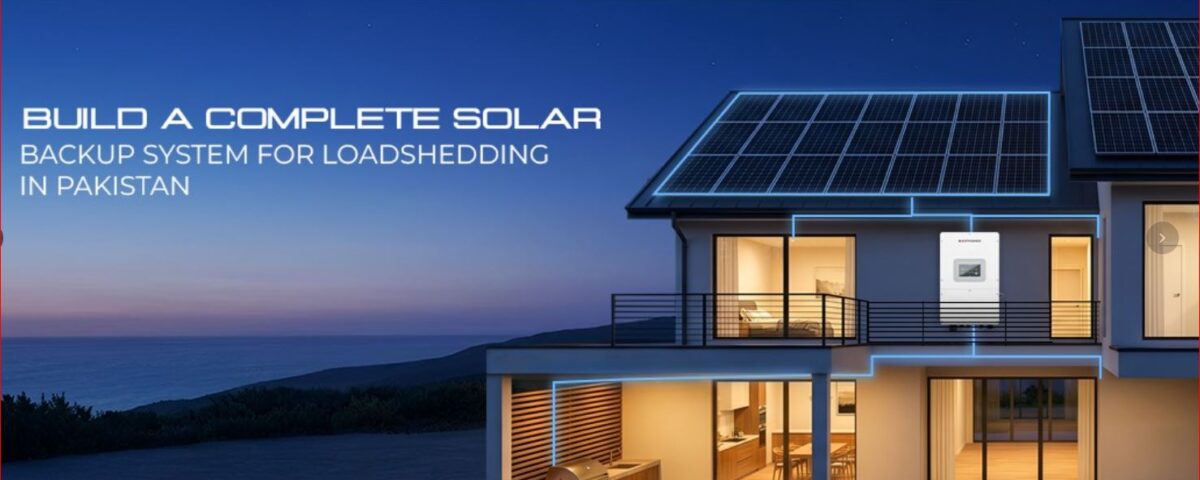 build a complete solar system in pakistan