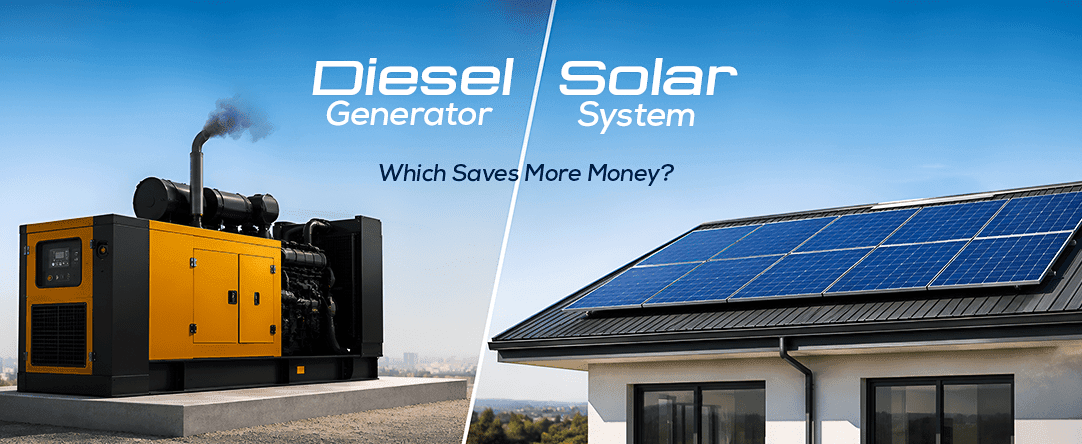 Diesel Generator vs Solar System – Which Saves More Money? 6 Diesel Generator