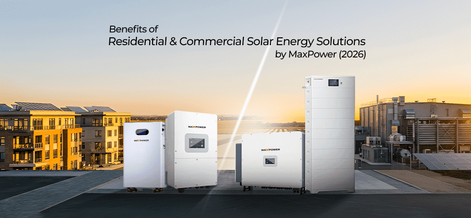 Benefits of Commercial & Residential Solar Energy Solutions by MaxPower (2026)