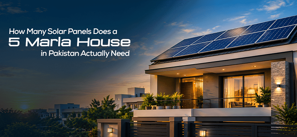 5 marla house solar panels